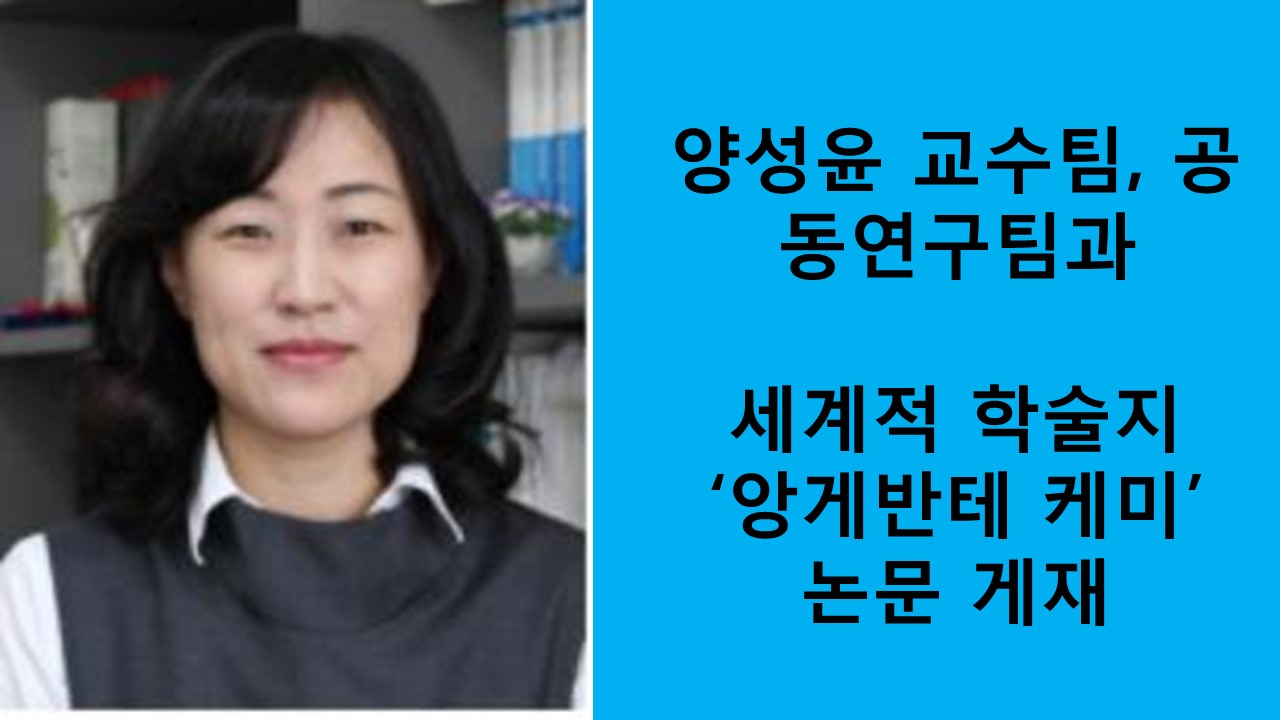 양성윤 교수, 이정훈 학생-효소활성 보호하는 생체활성막 소재 연구